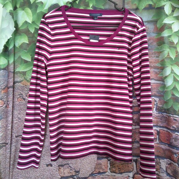 Striped Long Sleeve Top - Picture 1 of 4